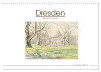 Vorderes Coverbild Dresden - Malerische Ansichten (Wandkalender 2025 DIN A3 quer), CALVENDO Monatskalender