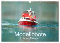 Modellboote in ihrem Element (Wandkalender 2025 DIN A3 quer), CALVENDO Monatskalender