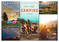 Let's start Camping (Tischkalender 2026 DIN A5 quer), CALVENDO Monatskalender