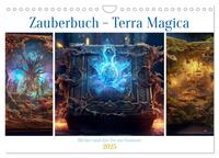 Zauberbuch - Terra Magica (Wandkalender 2025 DIN A4 quer), CALVENDO Monatskalender