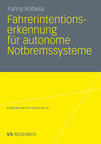 Vorderes Coverbild Fahrerintentionserkennung für autonome Notbremssysteme