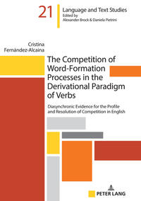 Vorderes Coverbild The Competition of Word-Formation Processes in the Derivational Paradigm of Verbs