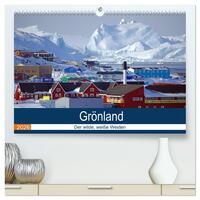 Grönland - Der wilde, weiße Westen (hochwertiger Premium Wandkalender 2026 DIN A2 quer), Kunstdruck in Hochglanz