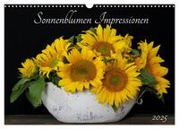 Sonnenblumen Impressionen (Wandkalender 2025 DIN A3 quer), CALVENDO Monatskalender