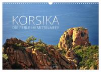 Korsika – die Perle im Mittelmeer (Wandkalender 2025 DIN A3 quer), CALVENDO Monatskalender