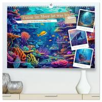 Unten im Meer ist was los (hochwertiger Premium Wandkalender 2025 DIN A2 quer), Kunstdruck in Hochglanz