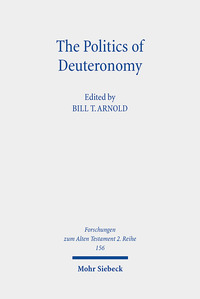 The Politics of Deuteronomy