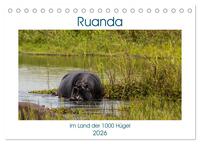Ruanda (Tischkalender 2026 DIN A5 quer), CALVENDO Monatskalender