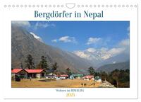 Wohnen im HIMALAYA (Wandkalender 2025 DIN A4 quer), CALVENDO Monatskalender