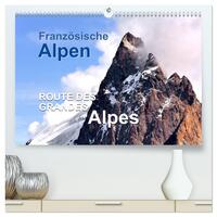 Französische Alpen - Route des Grandes Alpes (hochwertiger Premium Wandkalender 2025 DIN A2 quer), Kunstdruck in Hochglanz