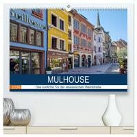 Mulhouse - Das südliche Tor der elsässischen Weinstraße (hochwertiger Premium Wandkalender 2026 DIN A2 quer), Kunstdruck in Hochglanz