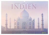 Indien: Menschen • Farben • Religionen (Wandkalender 2025 DIN A2 quer), CALVENDO Monatskalender