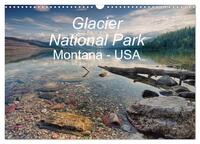 Glacier National Park Montana - USA (Wandkalender 2026 DIN A3 quer), CALVENDO Monatskalender