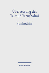 Vorderes Coverbild Übersetzung des Talmud Yerushalmi