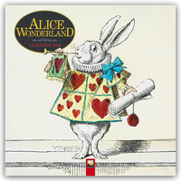 Alice in Wonderland – Alice im Wunderland 2026 – Original Flame Tree Publishing-Kalender [Kalender]