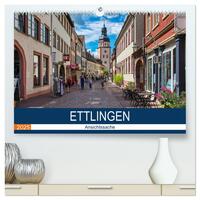 Ettlingen - Ansichtssache (hochwertiger Premium Wandkalender 2025 DIN A2 quer), Kunstdruck in Hochglanz