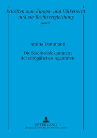 Vorderes Coverbild Die Beschwerdekammern der europäischen Agenturen