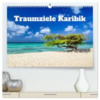 Traumziele Karibik (hochwertiger Premium Wandkalender 2025 DIN A2 quer), Kunstdruck in Hochglanz