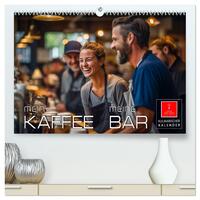Mein Kaffee meine Bar (hochwertiger Premium Wandkalender 2026 DIN A2 quer), Kunstdruck in Hochglanz