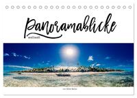 Panoramablicke weltweit (Tischkalender 2025 DIN A5 quer), CALVENDO Monatskalender