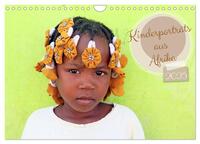 Kinderporträts aus Afrika (Wandkalender 2025 DIN A4 quer), CALVENDO Monatskalender