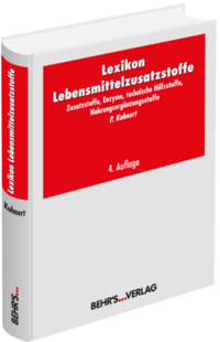 Vorderes Coverbild Lexikon Lebensmittelzusatzstoffe