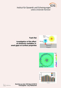 Investigation of the effect of ultrasonic cavitation in small gaps on surface properties