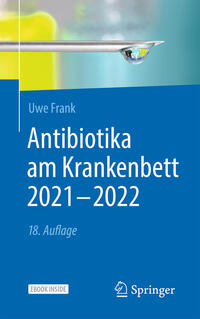 Vorderes Coverbild Antibiotika am Krankenbett 2021 - 2022