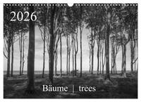 Vorderes Coverbild Bäume trees 2026 (Wandkalender 2026 DIN A3 quer), CALVENDO Monatskalender