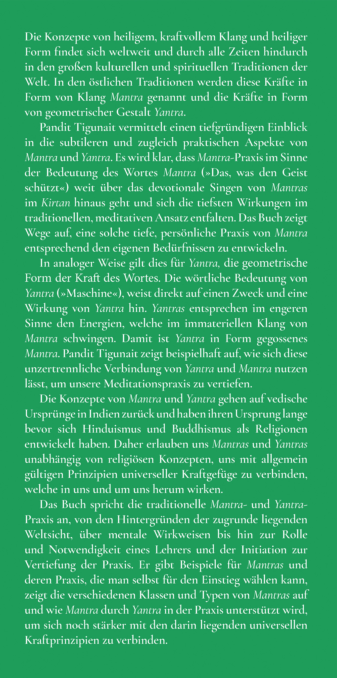 Die Kraft von Mantra und Yantra