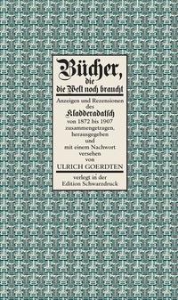 Vorderes Coverbild Bücher, die die Welt noch braucht