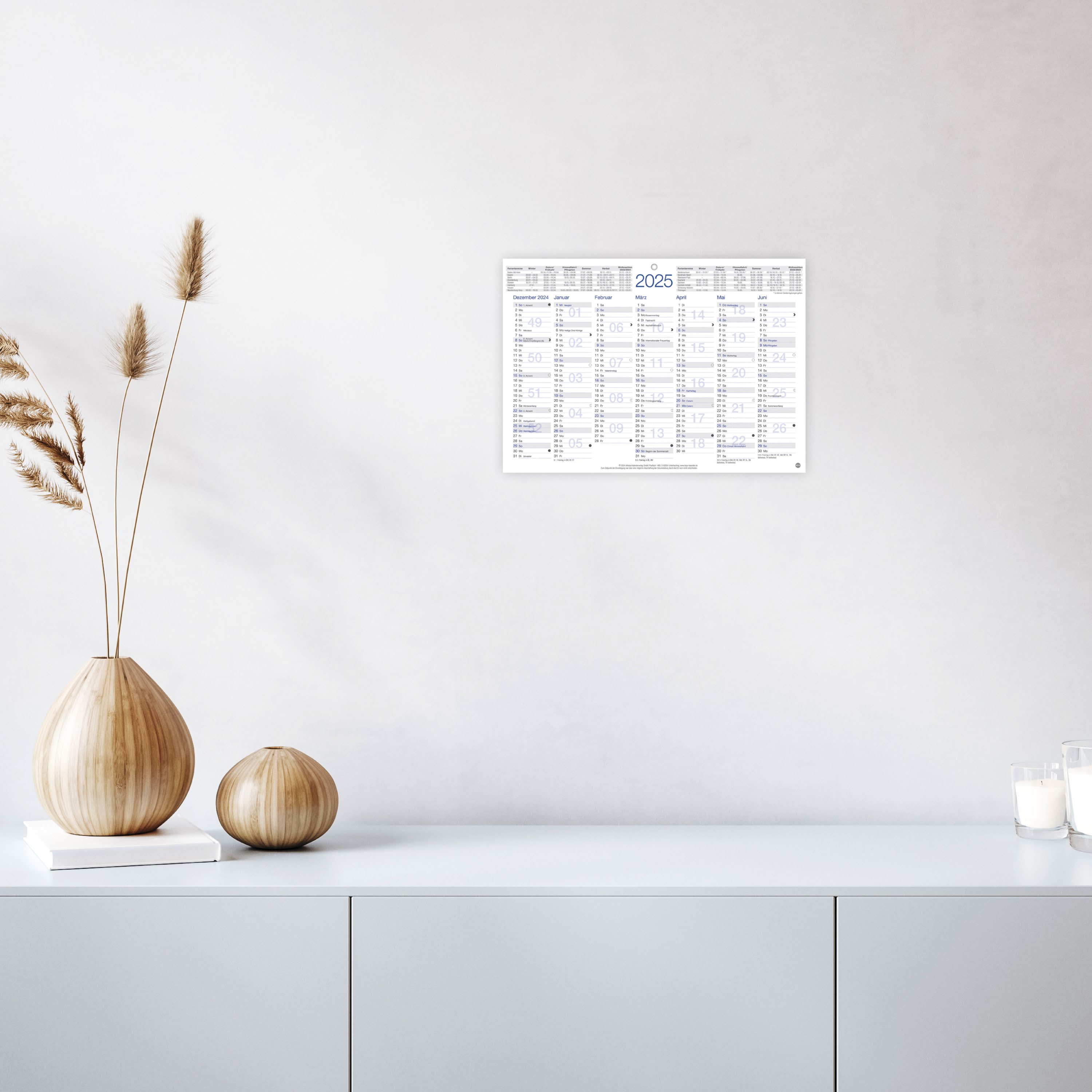 Tafelkalender A4 2025