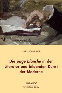 Vorderes Coverbild Die page blanche in der Literatur und bildenden Kunst der Moderne
