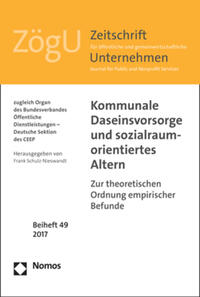 Kommunale Daseinsvorsorge und sozialraumorientiertes Altern