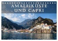Amalfiküste und Capri (Tischkalender 2025 DIN A5 quer), CALVENDO Monatskalender