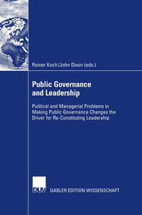 Vorderes Coverbild Public Governance and Leadership