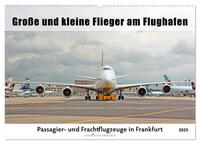 Große und kleine Flieger am Flughafen (Wandkalender 2025 DIN A2 quer), CALVENDO Monatskalender