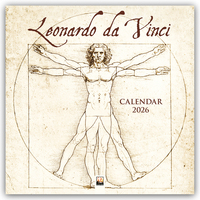 Leonardo da Vinci 2026 – Original Flame Tree Publishing-Kalender [Kalender]