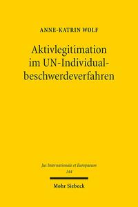 Aktivlegitimation im UN-Individualbeschwerdeverfahren