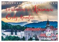 Ein Wochenende in Krumau (Tischkalender 2025 DIN A5 quer), CALVENDO Monatskalender