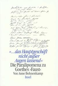 »... das Hauptgeschäft nicht aus den Augen lassend«