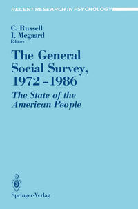The General Social Survey, 1972–1986
