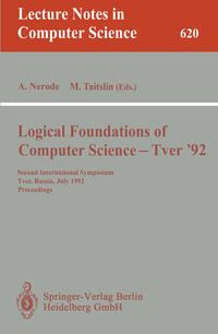 Logical Foundations of Computer Science - Tver '92