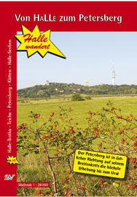 Wanderkarte von Halle zum Petersberg