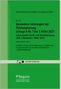 Besondere Leistungen zur Flächenplanung – Anlage 9 Nr. 1 bis 5 HOAI 2021 – Schwerpunkt Stadt- und Bauleitplanung (Teil 2 Abschnitt 1 HOAI 2021) (Bundle)
