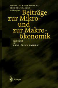Vorderes Coverbild Beiträge zur Mikro- und zur Makroökonomik