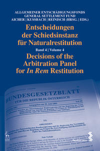 Entscheidungen der Schiedsinstanz für Naturalrestitution