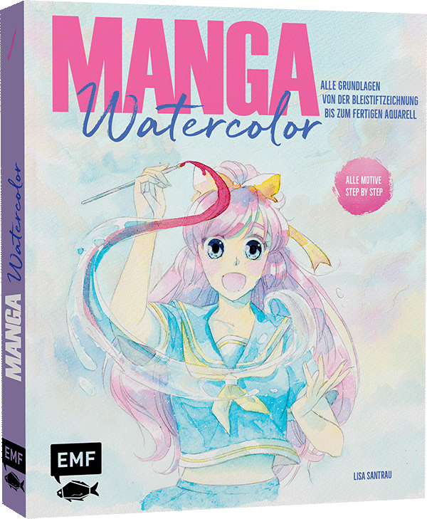 Manga Watercolor – Alle Grundlagen von der Bleistiftzeichnung bis zum fertigen Aquarell