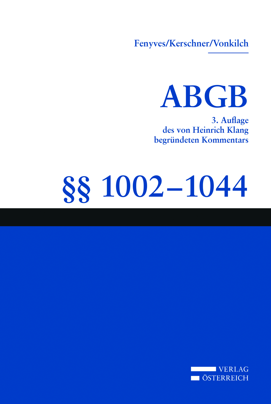 Großkommentar zum ABGB - Klang Kommentar