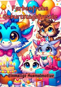 Farbenfrohe Geburtstagsfreude